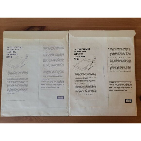 Barbie Ken Francie Fashion Designer Electric Drawing Set Guide Sheets Liddle Kid - Picture 14 of 14